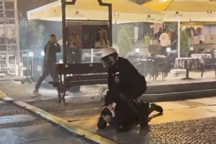 Cidade polonesa vira cenário de guerra antes da final entre Betis e Chelsea; veja vídeo