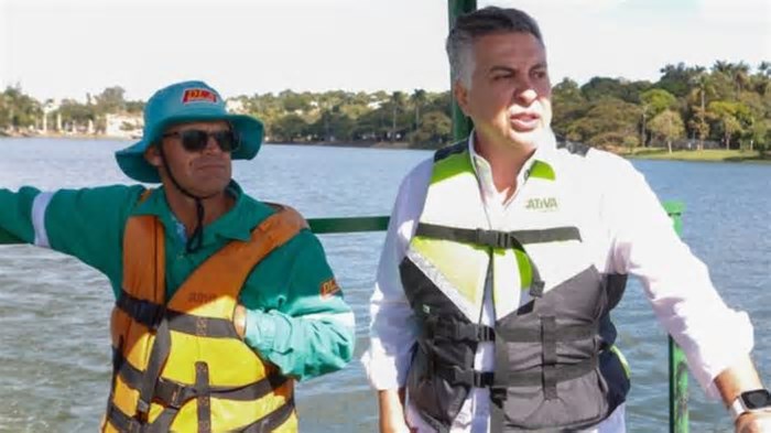 Damião promete lagoa da Pampulha navegável ainda em 2025