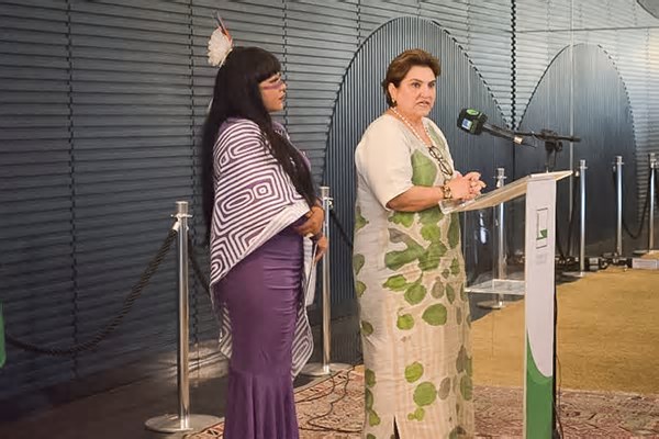 Ministra Márcia Lopes participa de ato político na Câmara dos Deputados