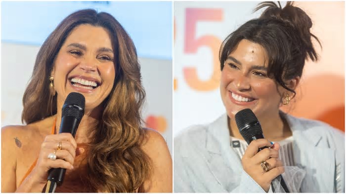 Flávia Alessandra e Giulia Costa falam sobre comparação e pressão estética entre mãe e filha: 'Me cobraram por não ter o corpo da minha mãe'