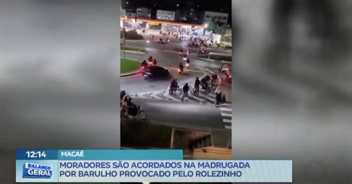 ‘Rolezinho’ de motociclistas perturba madrugada de moradores de Macaé (RJ)