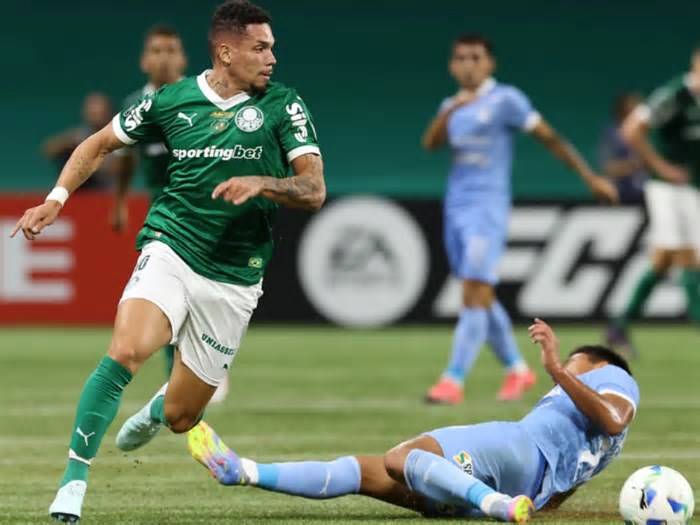 A declaração de Paulinho após primeiro gol pelo Palmeiras