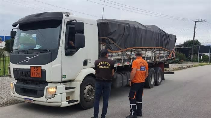 Mercadorias sem nota e sonegação: Fisco de SC apreende R$ 9 milhões em produtos
