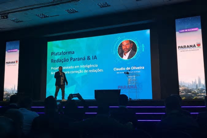 IA utilizada pelo Paraná na educação é destaque em evento nacional de tecnologia