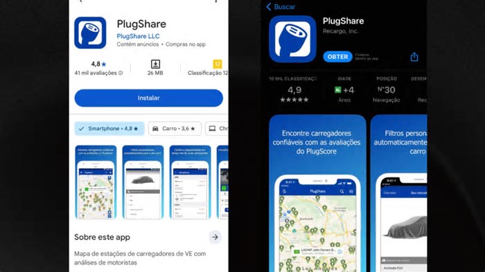 5 apps para encontrar pontos de carregamento de carro elétrico no Brasil