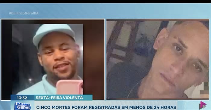 Cinco mortes foram registradas em menos de 24 horas em Salvador (BA)