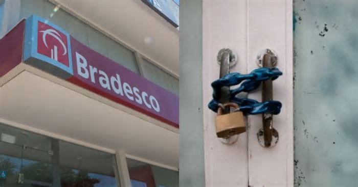 O fim de banco em Fortaleza, no Ceará, após venda ao Bradesco (Foto: Divulgação)