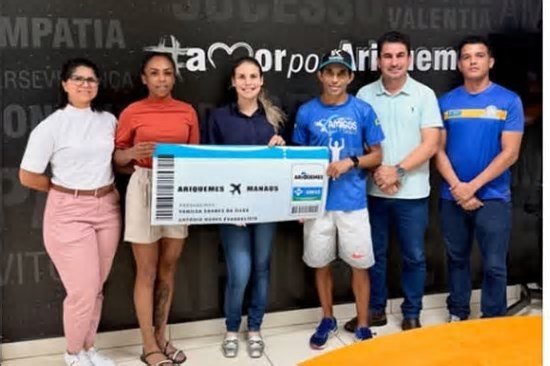Prefeitura de Ariquemes apoia o esporte proporcionando translado de atletas a Manaus/AM