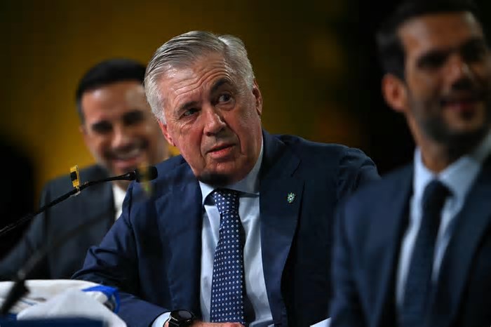 De Neymar à identidade de jogo: como foi a primeira entrevista de Ancelotti, novo técnico da seleção brasileira