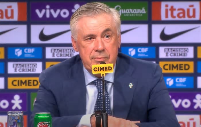 Ancelotti convoca 25 jogadores para a seleção brasileira; confira