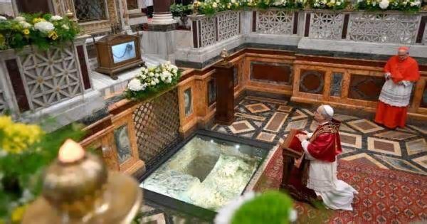 Papa Leão XIV visita Basílica de São Paulo Fora dos Muros