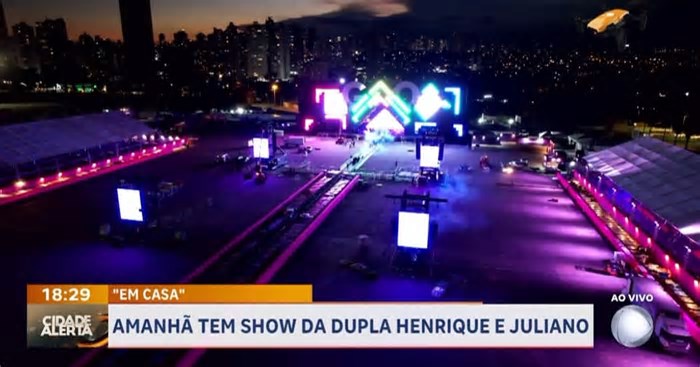 Show de Henrique & Juliano terá megaestrutura no Estádio Serra Dourada