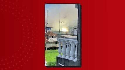 Comércio fecha mais cedo no Centro de Manaus após incêndio em subestação provocar apagão