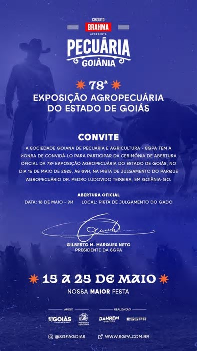 Pecuária de Goiânia espera movimentar mais de R$100 milhões em negócios