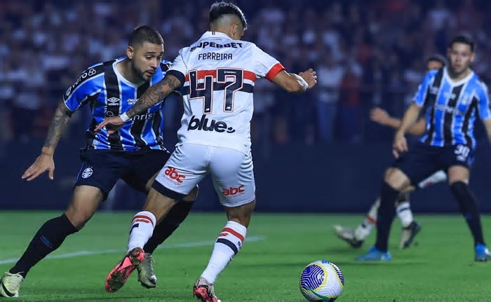São Paulo x Grêmio AO VIVO – Onde assistir jogo em tempo real pelo Brasileirão Betano