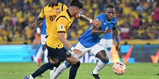 Na estreia de Ancelotti, Brasil fica no empate com o Equador pelas Eliminatórias da Copa 2026