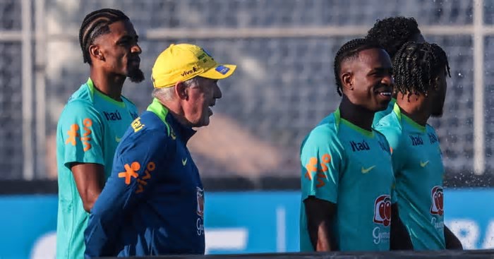 As cinco missões de Carlo Ancelotti em sua estreia pela seleção brasileira