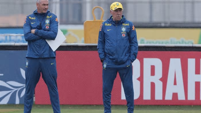 Ancelotti tem novidades no segundo treino da Seleção Brasileira