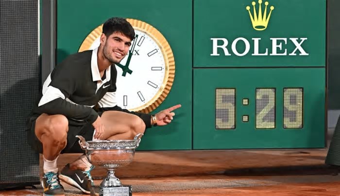 Alcaraz sobe para 7º em premiações do tênis após vencer Roland Garros