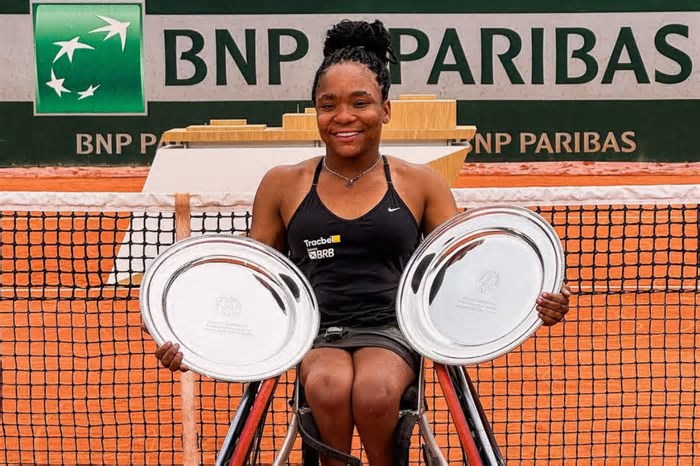 Quem é Vitória Miranda, a mineira ‘campeã de tudo’ em Roland Garros de cadeira de rodas
