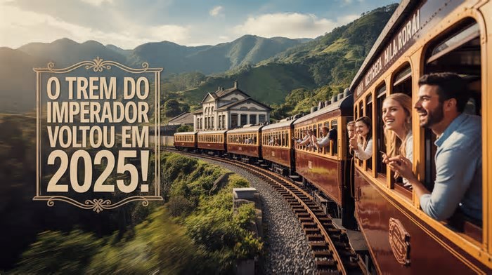 De volta aos trilhos: trem de Dom Pedro II faz retorno triunfal com bilhetes promocionais e linha que liga dois estados brasileiros