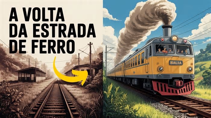 Governo quer retomar ferrovia abandonada de 600 KM e avalia até mesmo o transporte de passageiros