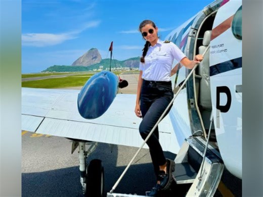 Veja quem é a piloto de 23 anos que fez pouso de emergência do avião que levava Lívia Andrade
