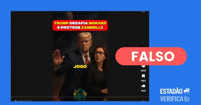 Trump não enviou recado ao Brasil sobre extradição de Zambelli, ao contrário do que afirma vídeo