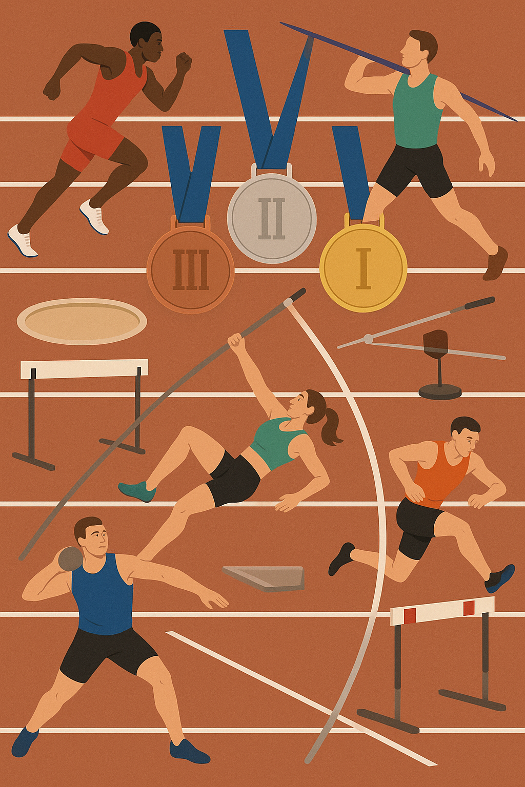 Atletismo Por Sora/Chatgpt