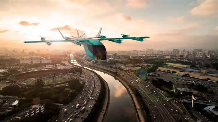 Embraer fecha acordo para venda de carros voadores no Brasil