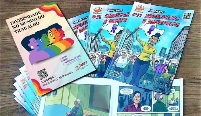 MPT lança revista quadrinhos sobre diversidade no trabalho em seminário