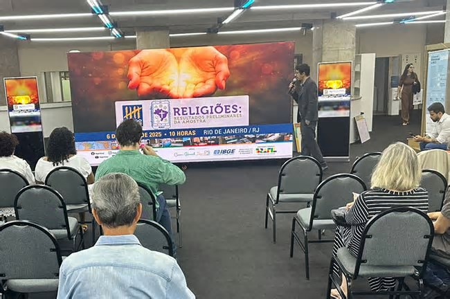Censo 2022: No Rio de Janeiro (RJ), IBGE divulga resultados preliminares para religiões