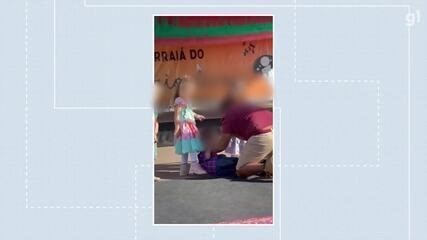 Homem agride criança de quatro anos durante festa junina em Vicente Pires, no DF; veja VÍDEO