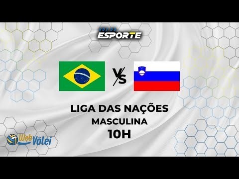 AO VIVO | BRASIL X ESLOVÊNIA - LIGA DAS NAÇÕES DE VÔLEI MASCULINO 2025 (15/06) | VNL
