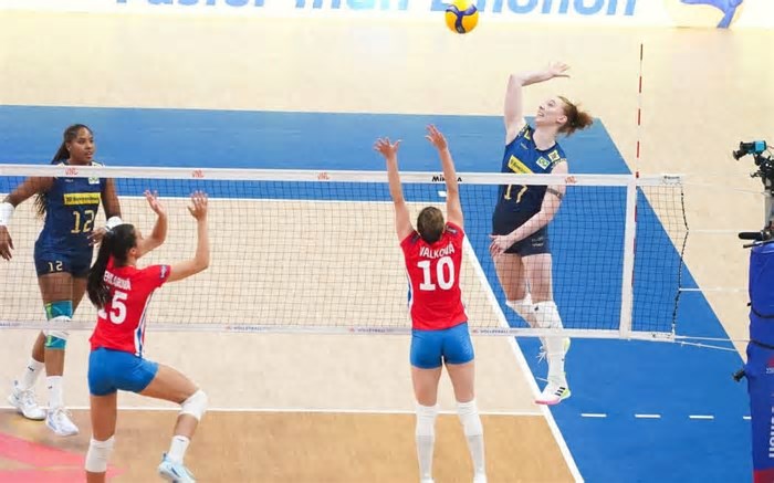 Acompanhe o jogo entre Brasil e Eslovênia pela VNL Masculina