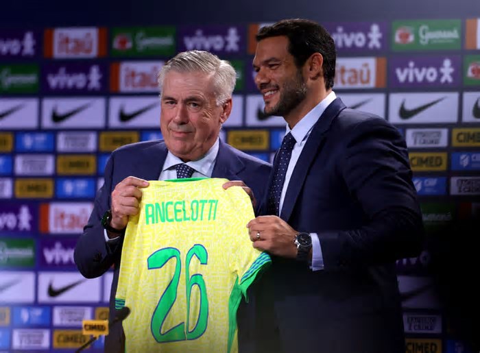 Ancelotti, o “BBB” da CBF: como a entidade usa imagem do treinador para se reinventar
