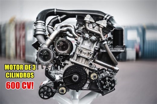 Joia da engenharia: conheça o incrível motor 3 cilindros 2.0 de 600 cv que humilha os V8 mais potentes do mundo
