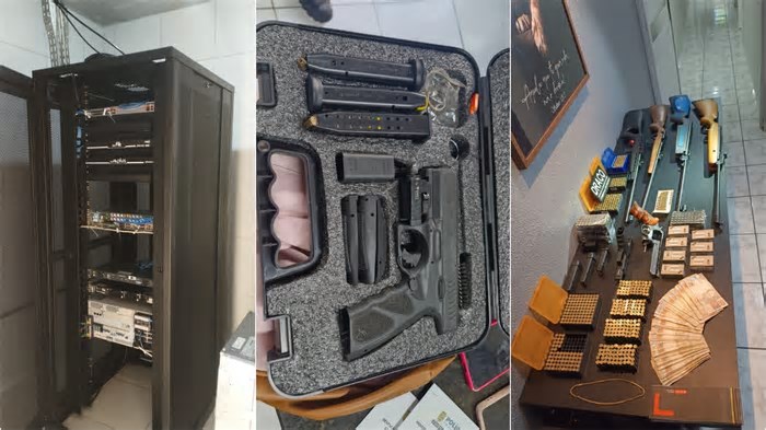 Polícia prende 19 membros de facção donos de provedores ilegais de internet em Fortaleza