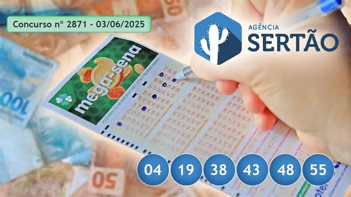 Confira o resultado da Mega-Sena nº 2871, sorteada nesta terça-feira