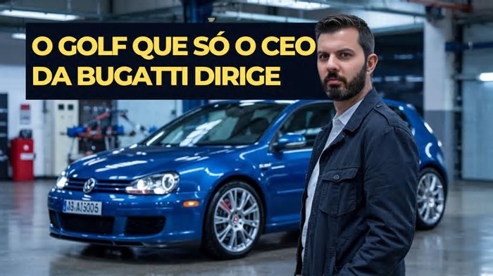 Não é qualquer Golf: o VW exclusivo que só o CEO da Bugatti possui e dirige