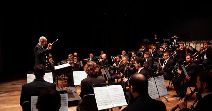 Orquestra Municipal de Sopros sobe ao palco do Teatro Pedro Parenti para celebrar os 135 anos de Caxias do Sul