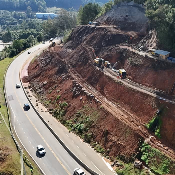 Obras de reconstrução na ERS-122, em Caxias do Sul, devem ser concluídas no segundo semestre de 2025
