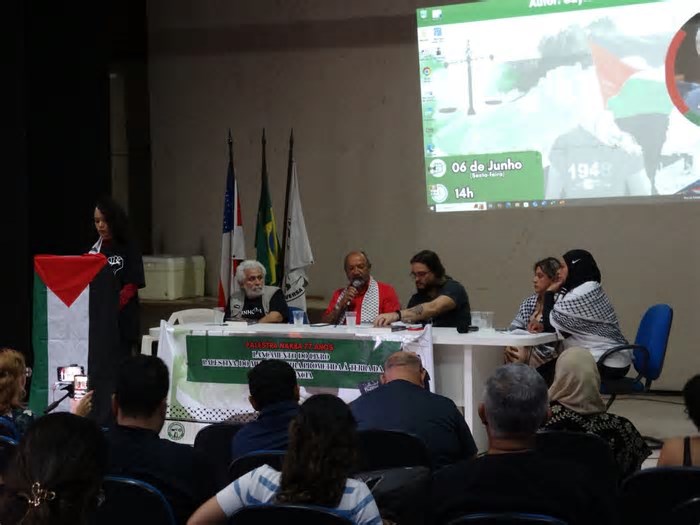 AM: Vibrante ato pró-Palestina é realizado em Manaus