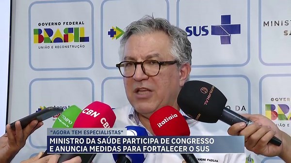 Ministro da Saúde anuncia mudanças no SUS durante congresso em Belo Horizonte