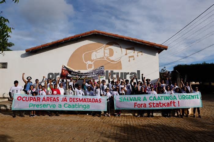 'Energia limpa sim, mas não assim': comunidade resiste a parque solar que desmatou caatinga na BA