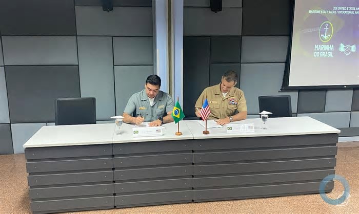 Marinhas do Brasil e dos Estados Unidos discutem estratégias de defesa no Atlântico Sul