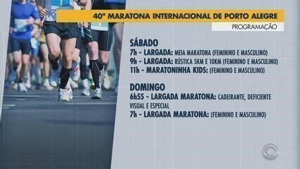 40ª Maratona Internacional de Porto Alegre reúne 25 mil atletas em edição histórica; confira programação