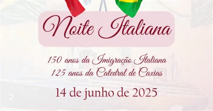 125 anos da construção da Catedral de Caxias e os 150 anos da Imigração serão celebrados em Noite Italiana