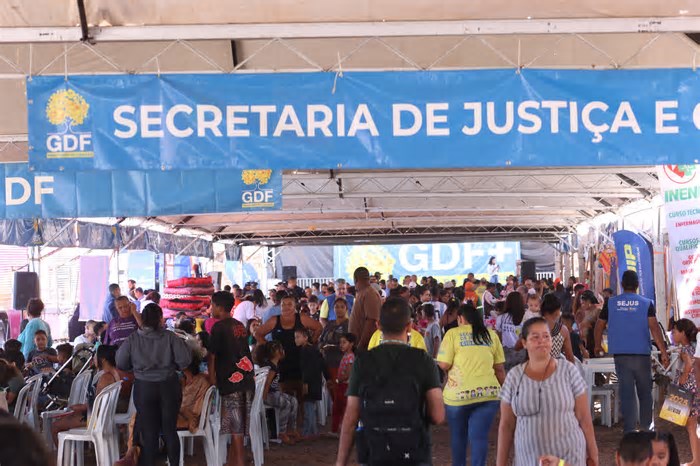 Santa Luzia recebe GDF Mais Perto do Cidadão com serviços públicos, cultura e solidariedade