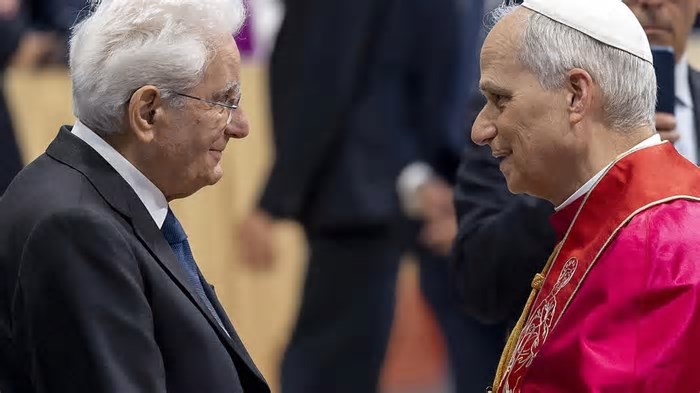 Papa Leone XIV incontra il Presidente Mattarella in Vaticano